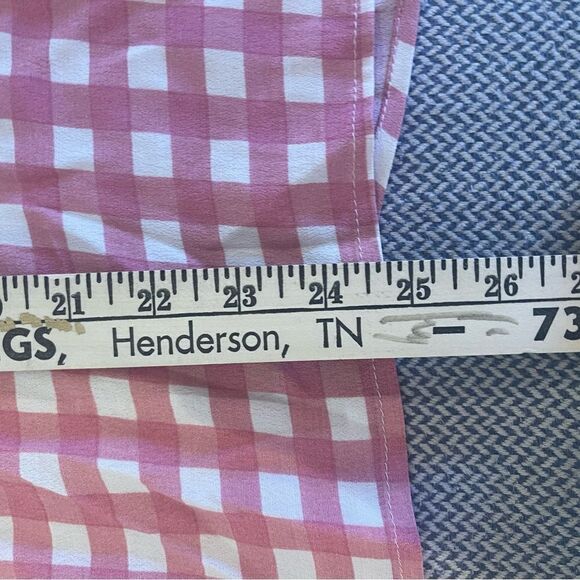 Michelle McDowell pink gingham blouse - Picture 4 of 4